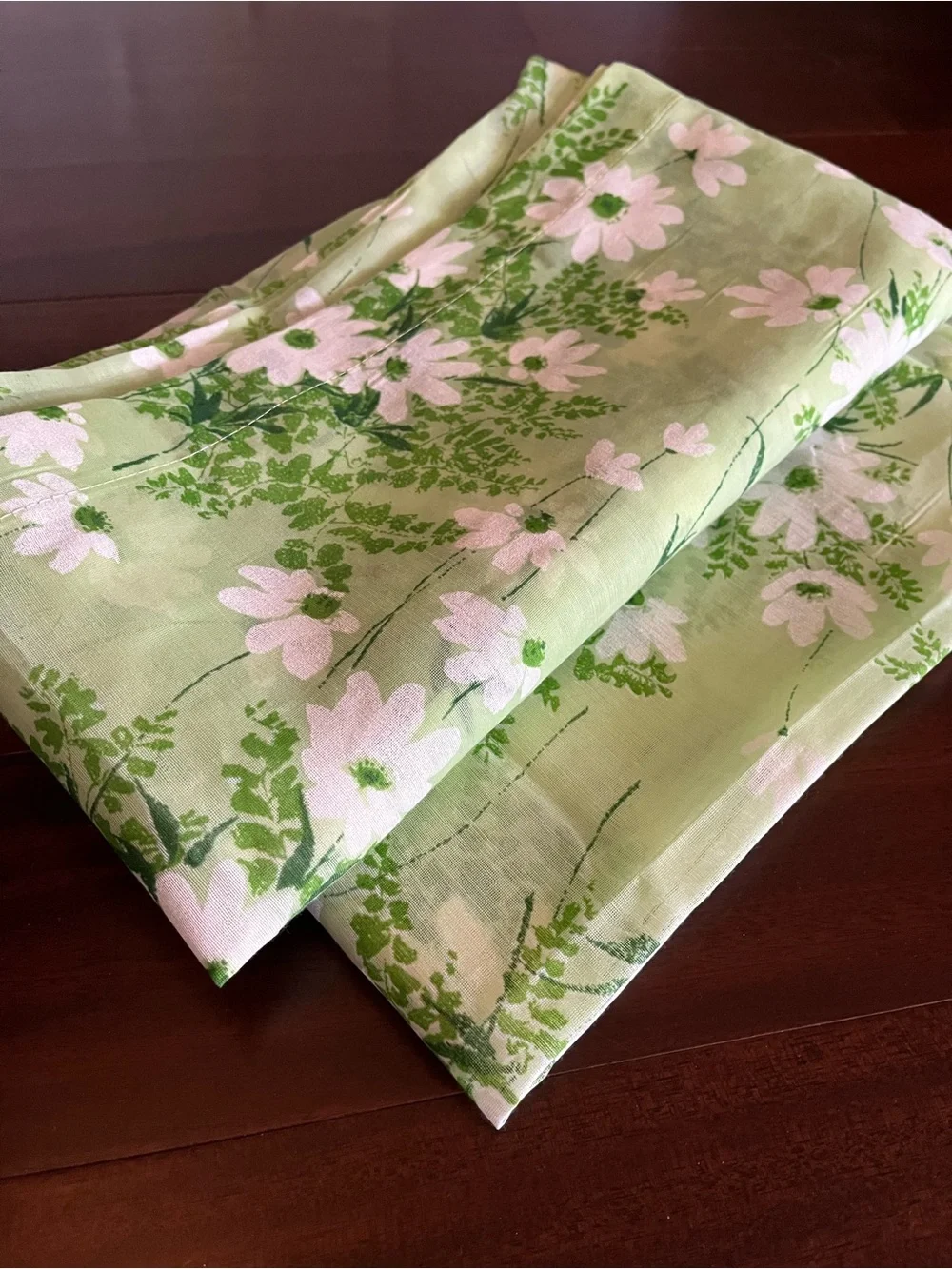 Fashion Manor Daisy Floral Vintage Curtains Penn Prest JC Penney
